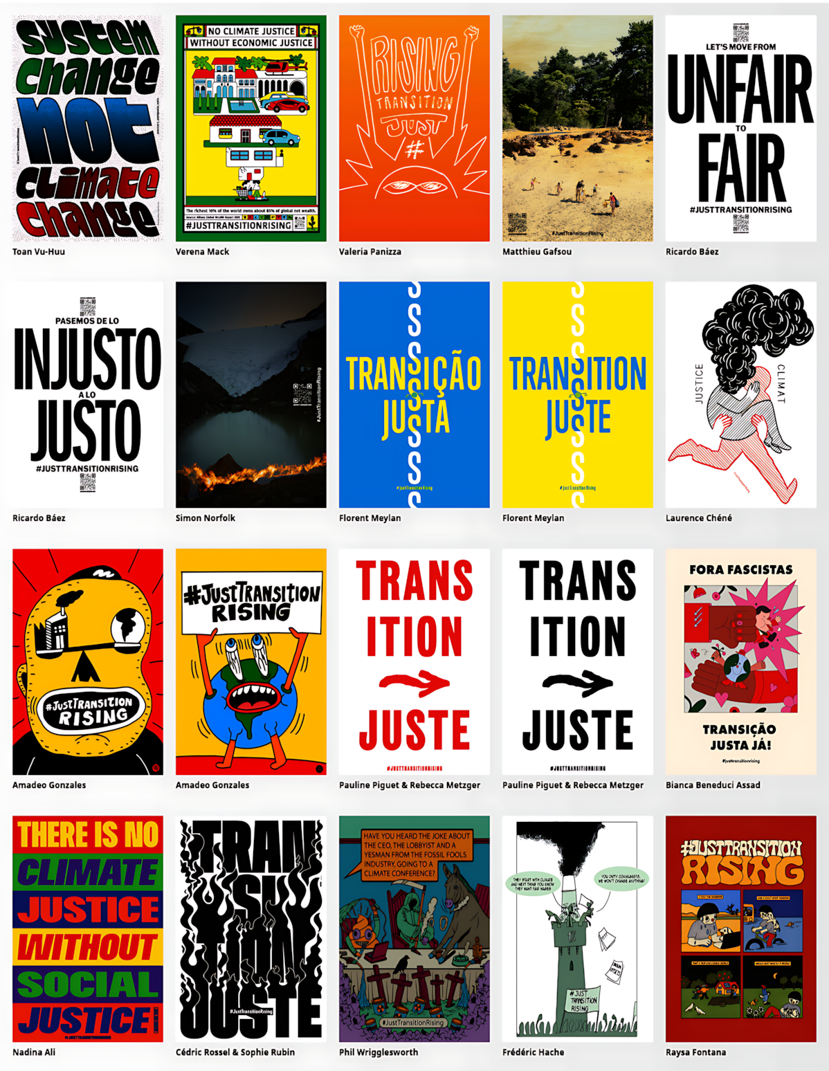 Posters — #JustTransitionRising, COP30 — Download center