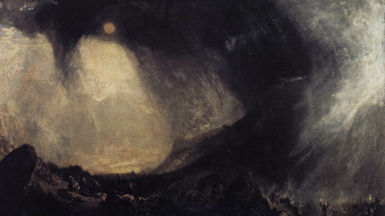William Turner, « Hannibal traversant les Alpes », 1812, Tate Britain | Wikimedia Commons